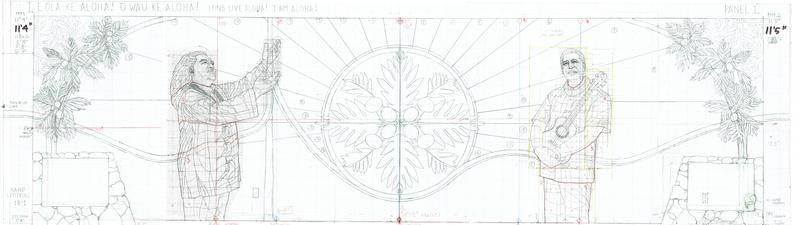 Design changed to add ahu in place of text boxes, and ulu arches