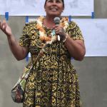 Ku'ulei Keakealani blessed us with mo'olelo, helping the rest of us to understand the theme and message of Keala's blessing chant.  