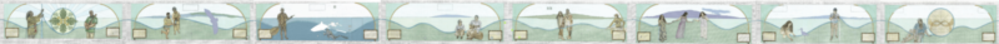 Tiny but helpful, this is the best we could do to show how 300' looks across a span of the page.